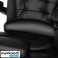 Fauteuil de bureau avec repose-pieds noir Malatec 23286 photo 2