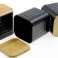 Bread Bin with Cutting Board + 3x Storage Can - 5-piece Set - Mix Black And White image 5