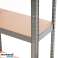 SHELF 4 ADJUSTABLE SHELVES 60KG 60x30Xx148cm, VARIOUS COLORS AVAILABLE image 2