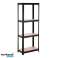 SHELF 4 ADJUSTABLE SHELVES 60KG 60x30Xx148cm, VARIOUS COLORS AVAILABLE image 3