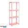 SHELF 4 ADJUSTABLE SHELVES 60KG 60x30Xx148cm, VARIOUS COLORS AVAILABLE image 5