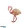 Broche décorative cristaux flamant rose BZ194 photo 1