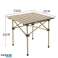 Πτυσσόμενο τραπέζι catering, τουριστικό, πικνίκ 53 x 51 cm μπεζ SC10JBR εικόνα 5