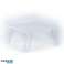 ILLIA QUADRATISCHER COUCHTISCH IN WEISS UND ROBERE 60X60 MT190403 Bild 1