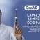 Brosse à dents électrique Oral-B iO7 avec technologie magnétique et micro-vibrations, intelligence artificielle, affichage LED, capteur de pression intelligent, 1 tête photo 3