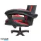 SEDIA DA UFFICIO GAMING CON SCHIENALE ALTO E IMBOTTITURA IN PVC IN VARIE COLORAZIONI foto 5