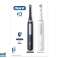 Ensemble de 2 brosses à dents électriques Oral-B iO4 avec technologie magnétique et micro-vibrations, capteur de pression intelligent, 4 modes, 2 têtes, kit d’étrier photo 1