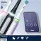 Ensemble de 2 brosses à dents électriques Oral-B iO4 avec technologie magnétique et micro-vibrations, capteur de pression intelligent, 4 modes, 2 têtes, kit d’étrier photo 2