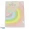 Serviettes de table Couleurs arc-en-ciel pastel 23 cm 16 pièces photo 1