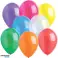 Amscan ballonger 27,5 cm sett med 25 stk forskjellige farger i blisterpakning 13 cm bilde 3