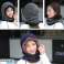 Elegante sombrero de invierno con pasamontañas funcional ideal para minoristas Variación marrón fotografía 1