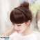 Bang &amp;amp; braid headband Belezza (light-brown) ~ banse | Wig with bangs image 5