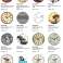 Glass wall clock / various motifs image 2