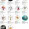 Glass wall clock / various motifs image 1