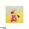 Leren sleutelhanger TEDDY BEAR fuchsia, franjes BRL357 foto 4
