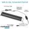 AQQA Aquarium LED Beleuchtung  80cm  25W  60cm  23W  A Ware Bild 1