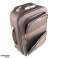 New set of 3 fabric suitcases SPACE in brown image 4
