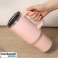 Thermobecher mit Henkel und Strohhalm HIPYSIP pink Bild 2