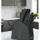 Set of kitchen knives with marble pattern and stand - 8 pcs image 2