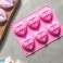 3D HEARTS hjärtformad muffinsform bild 3