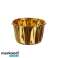 Juego de moldes para muffins dorados 50 piezas fotografía 5