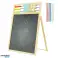 Houten dubbelzijdig educatief bord 38x55cm foto 1