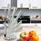 Set de couteaux de cuisine en acier inoxydable et avec support – 8 pièces photo 5