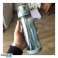 VANNFLASKE FITNESS GYM FLASKE 600ml bærbar liten BD03 Vannflaske Vannflaske bilde 2