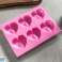 3D HEARTS hjärtformad muffinsform bild 1