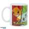Keramisk mugg 325 ml Pokémon Pikachu Squirtle Charmander Bulbas bild 2