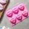 3D HEARTS hjärtformad muffinsform bild 2