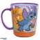 Biztonságos műanyag bögre 410 ml Stitch Aloha kép 1