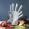 Set de couteaux de cuisine en acier inoxydable et avec support – 8 pièces photo 6