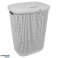 Keeeper laundry basket Arne blue and in gray and pink 57 L image 2