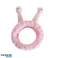 Bandeau cosmétique pour cheveux escargot, peluche rose 20x5cm OPK22R photo 1