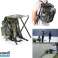Klappbarer Angelstuhl mit Rucksack 3in1 - grün camouflage Höhe 34 Bild 2