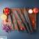 Ensemble de couteaux de cuisine avec motif marbré et ustensiles de cuisine - 6 pièces photo 1