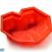 Moule de cuisson en silicone 3D en forme de coeur photo 1