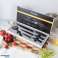 Set de couteaux de cuisine en acier inoxydable avec surface noire 4 pcs photo 3