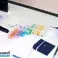 Dispensador de medicamentos colorido para 7 días fotografía 1