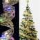 Ruban de Noël avec décorations LED 2M or photo 2