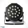 Led Disco DJ Light FLAT PAR LIGHT 18 RGB LEDs photo 1