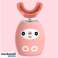 Brosse à dents électrique vibrante pour enfant rose photo 6