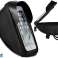 Bicycle handlebar bag with phone case image 1