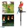 Lampe solaire LED décorative rouge perroquet photo 2