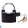 Padlock with alarm for motorcycles image 1