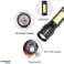 Lampe de poche rechargeable portable avec lumière ZOOM et lumière surround COB photo 1