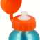 Gourde en aluminium Peppy Pig 400 ml orange/bleu photo 2
