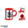 Caneca preguiçosa vermelha foto 2