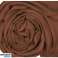 Pashmina marron foncé pour femme P74 / Écharpe marron foncé pour femme photo 2